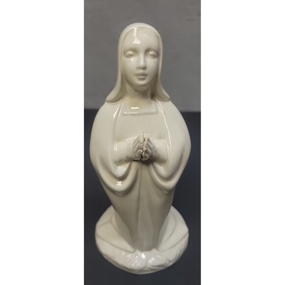 VTG 70s Holland Mold Ceramic Glazed Nativity Mary Joseph Baby Jesus Religious - Picture 12 of 16